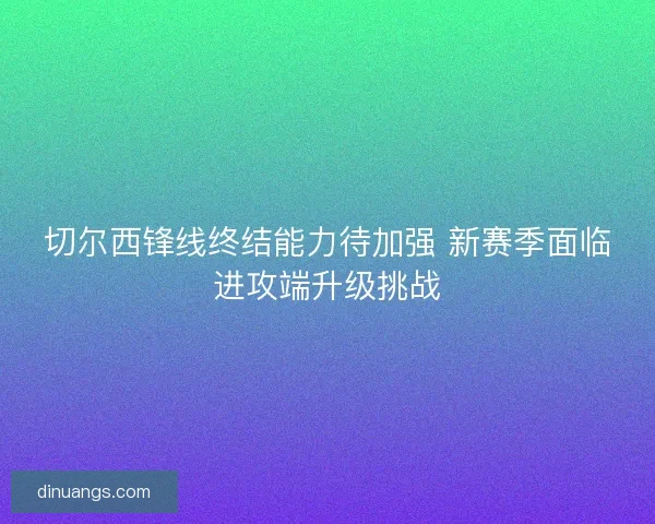 切尔西锋线终结能力待加强 新赛季面临进攻端升级挑战